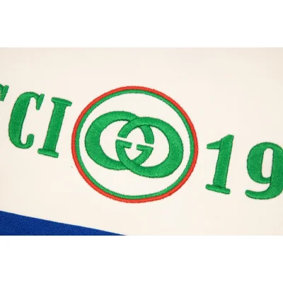 Свитшот Gucci Date And Stripes "Beige/Blue" фото № 3