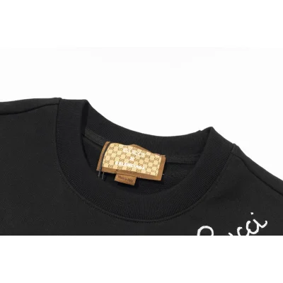Свитшот Gucci X Balenciaga With Logos "Black" фото № 6