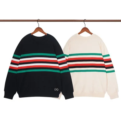 Свитшот Gucci With Stripes In The Center And Logo "Black" фото № 2