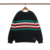 Свитшот Gucci With Stripes In The Center And Logo "Black"