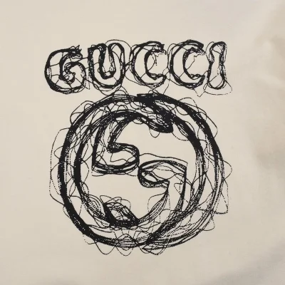 Худи Gucci Pull-on Knited Front Brand Print "White" фото № 2 Худи Gucci Pull-on Knited Front Brand Print "White" фото № 2