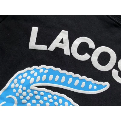 Свитшот Lacoste Front Lettering With Crocodile "Black" фото № 7