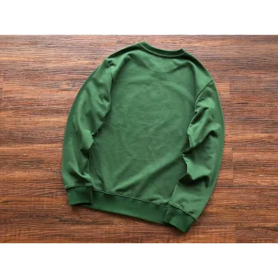 Свитшот Lacoste Big Crocodile Print And Logo Lettering Front "Green" фото № 2