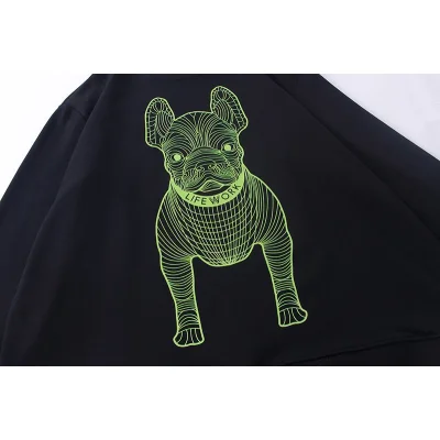 Свитшот Life Work With Dog Print "Black/Green" фото № 5