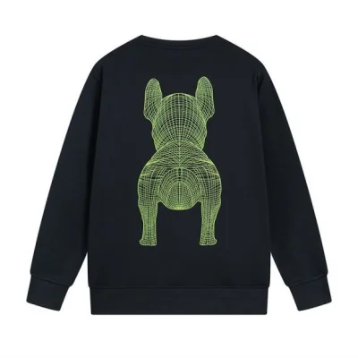 Свитшот Life Work With Dog Print "Black/Green" фото № 6