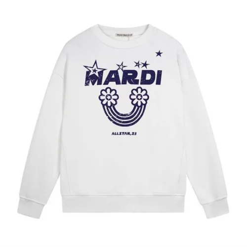 Свитшот Mardi Mersredi Inverted Rainbow "White, Blue"