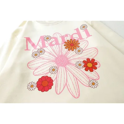 Свитшот Mardi Mercredi Flowers "Cream" фото № 6