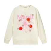 Свитшот Mardi Mercredi Flowers "Cream"