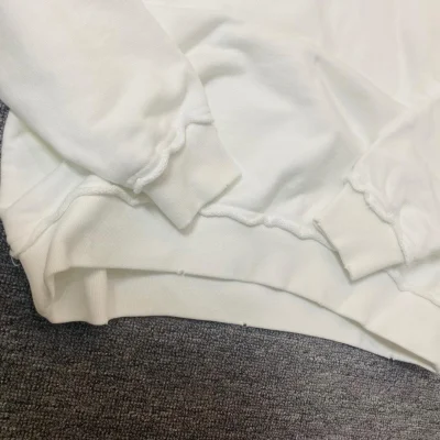 Свитшот Miu Miu Frontside Contrast Black Logo Miu Miu "White" фото № 4