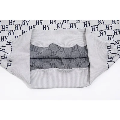 Свитшот MLB With Letter Print And Logo Patch "White/Gray" фото № 5