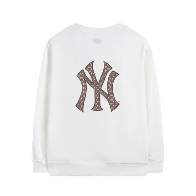 Худи MLB Front Logo Cuffs "White" фото № 2