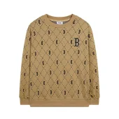 Свитшот MLB Classic Monogram Allover New York/Boston Red Sox "Brown"