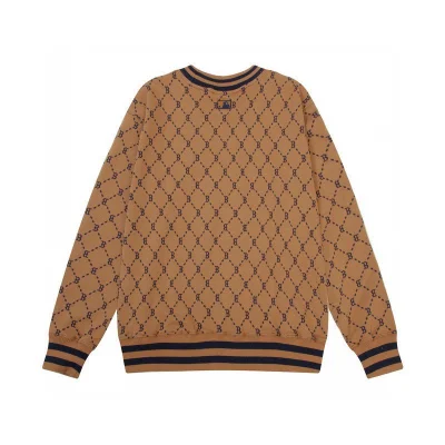 Свитшот MLB Two Stripes Edge Decoration "Brown" фото № 2