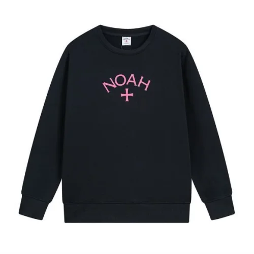 Свитшот Noah With Text Logo And Cross "Black/Pink"