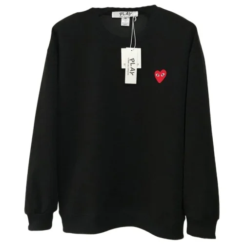 Свитшот Play With Red Heart "Black"