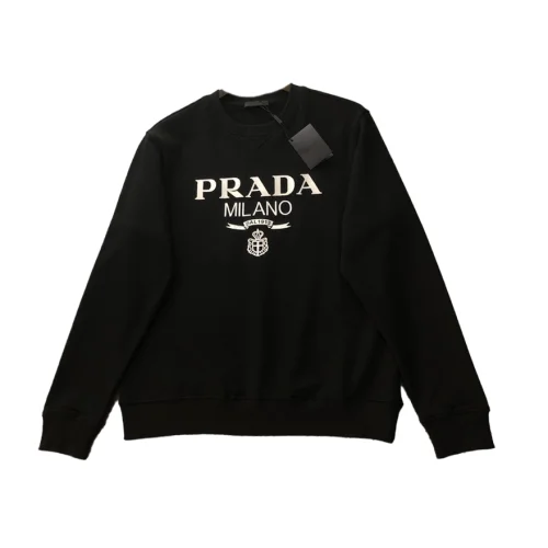 Свитшот Prada With An Aesthetic Logo "Black"