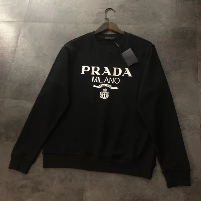 Свитшот Prada With An Aesthetic Logo "Black" фото № 7