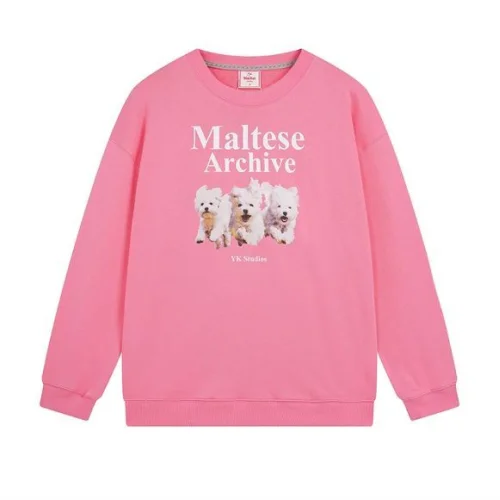 Свитшот Wai Kei Three Dogs "Pink"