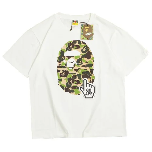 Футболка A Bathing Ape Camouflage Click "White"