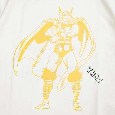 Футболка A Bathing Ape Marvel Thor "White" фото № 3