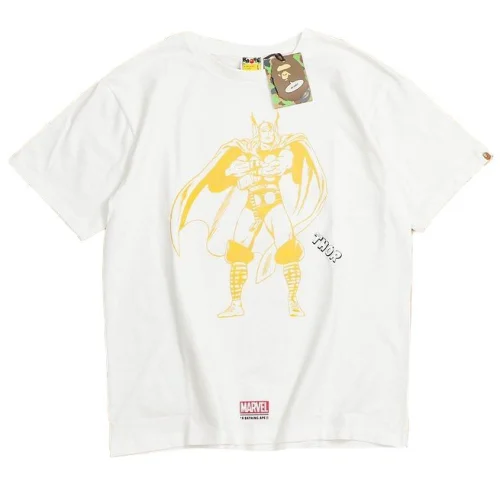 Футболка A Bathing Ape Marvel Thor "White"