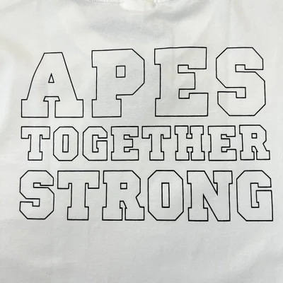 Футболка A Bathing Ape Apes Together Strong "White" фото № 4 Футболка A Bathing Ape Apes Together Strong "White" фото № 4