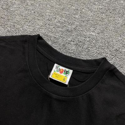 Футболка A Bathing Ape Monkey And Ghosts "Black" фото № 3