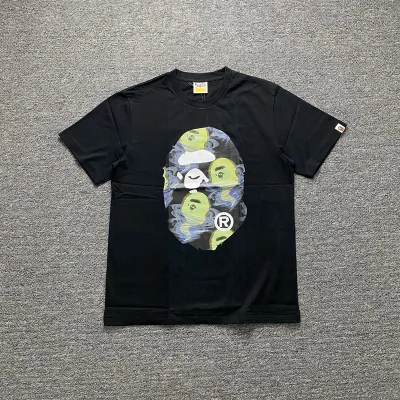 Футболка A Bathing Ape Monkey And Ghosts "Black" фото № 4