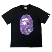 Футболка A Bathing Ape With Print On Both Sides "Black/Violet"