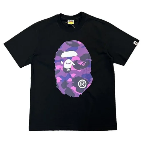 Футболка A Bathing Ape With Print On Both Sides "Black/Violet"