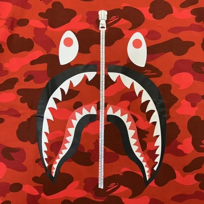 Футболка A Bathing Ape With A Lock "Red" фото № 2