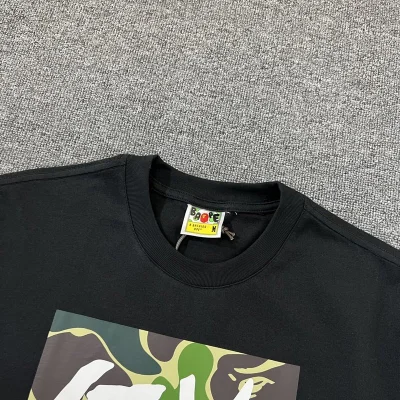 Футболка A Bathing Ape Steve Aoki "Black" фото № 6