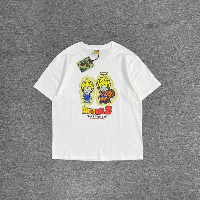 Футболка A Bathing Ape Dragon Ball "White" фото № 7