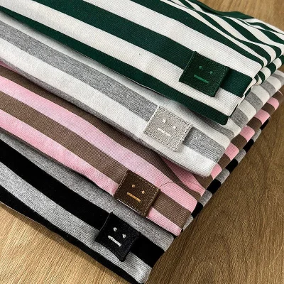 Футболка Acne Studios Striped With Logo "Black" фото № 2 Футболка Acne Studios Striped With Logo "Black" фото № 2