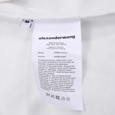 Футболка Alexander Wang New Yourk Inverted Text "White" фото № 8