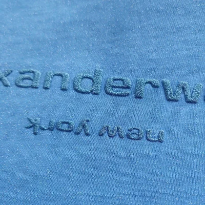 Футболка Alexander Wang New York Text "Blue" фото № 3