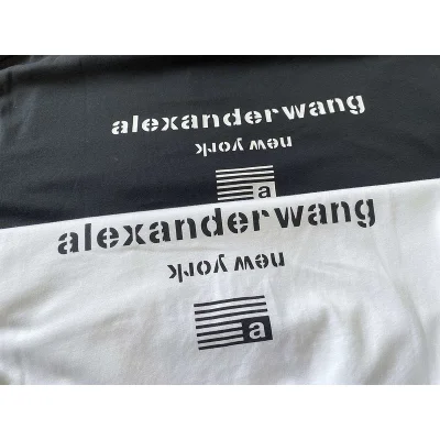 Футболка Alexander Wang By Syllables "Black" фото № 4