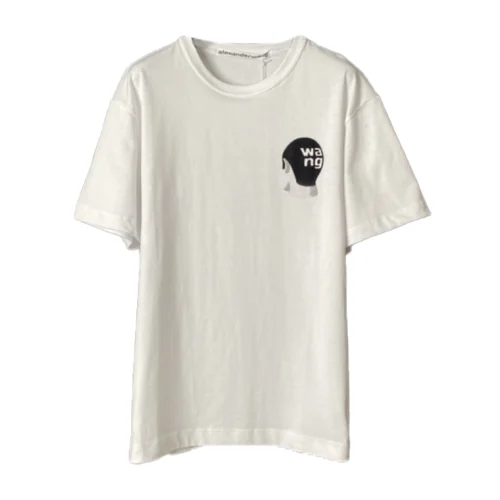 Футболка Alexander Wang Human Head "White"