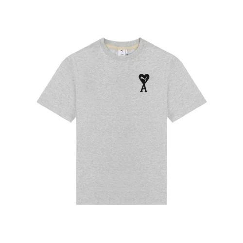 Футболка Amiri Silhouette In The Heart "Gray"