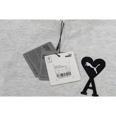 Футболка Amiri Silhouette In The Heart "Gray" фото № 4