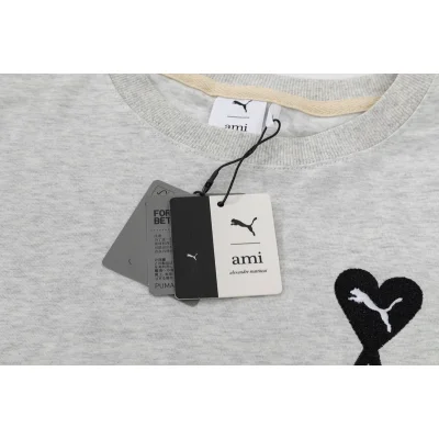Футболка Amiri Silhouette In The Heart "Gray" фото № 5