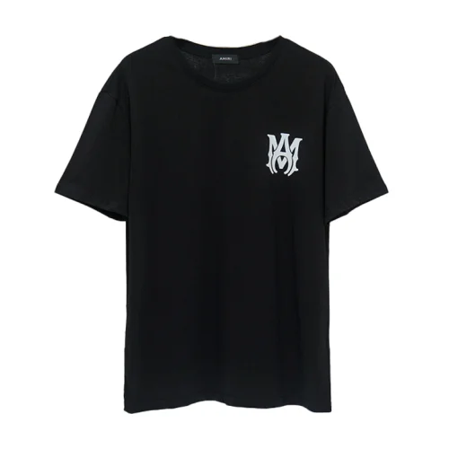 Футболка Amiri With Large Logo And An Inscription Of The Brand "Black"
