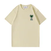 Футболка Amiri With Green Brand Logo "Cream"