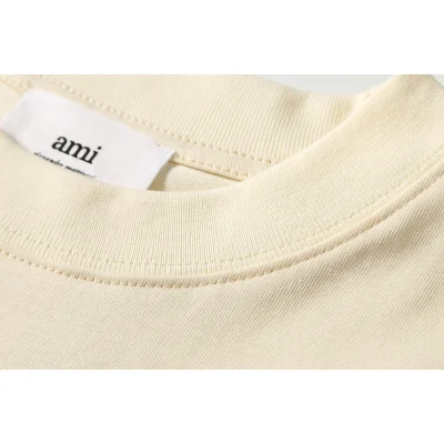 Футболка Amiri With A Basic Logo "Cream" фото № 6