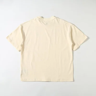 Футболка Amiri With A Basic Logo "Cream" фото № 2
