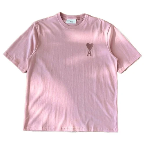 Футболка Amiri With The Ami Logo "Pink"