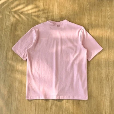 Футболка Amiri With The Ami Logo "Pink" фото № 3