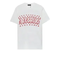 Футболка Amiri Patterned Style "White/Red"