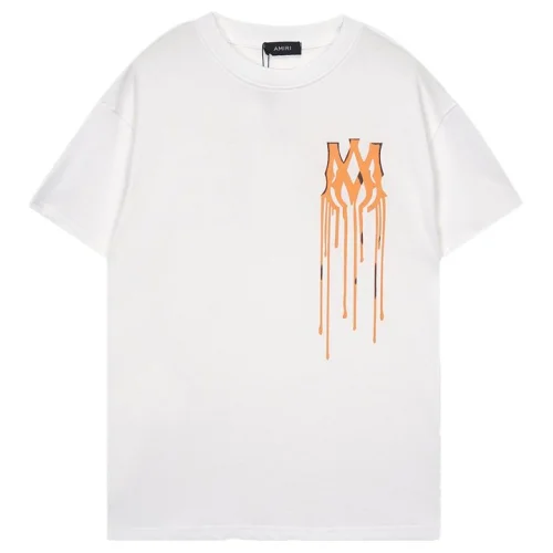 Футболка Amiri Flowing Logo "White"