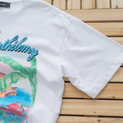 Футболка Amiri Paradise Island "White" фото № 2
